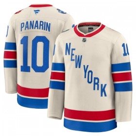 Miesten NHL New York Rangers Pelipaita 2025-26 Fanatics Premium Artemi Panarin Winter Classic Valkoinen